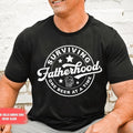 Fatherhood Shirt Funny Father Tee Medium Top Hoodie, Sweatshirt | ZylaModa.com