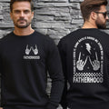Fatherhood Some Day It Rocks Me Sweatshirt Cool Fatherhood  Retro Dad Crewneck Funny Fatherhood Sweatshirt FatherS Day...