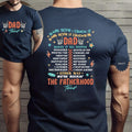 Fatherhood Sometimes I Rock It Sometimes It Rocks Me, Front & Back Design Shirt, Dad Tour Shirt, Funny FatherS Day Gift,...