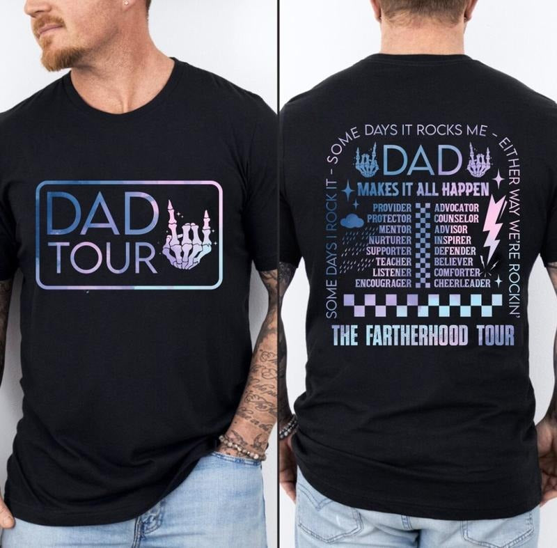 Fatherhood Tour Png Father's Day Png Dad Png Best Dad Ever Png Dad Life Png Dad Shirt Design Father's Day Gift For Men...