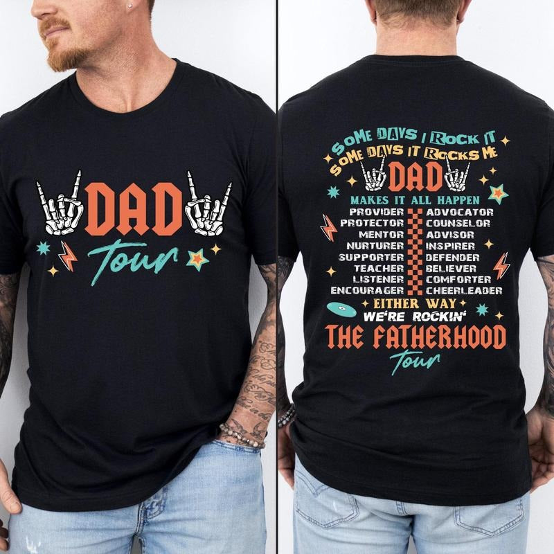 Fatherhood Tour Shirt, Father's Day Shirt, Dad Shirt, Best Dad Ever Shirt, Dad Life Shirt, Dad Shirt , Father's Day Gift,...