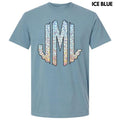 Faux Foil Glitter Monogram Comfort Colors T-Shirt 'NLB' Hoodie, Sweatshirt | ZylaModa.com