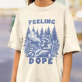 Feeling Dope Raccoon Vintage Unisex Shirt 420  Shirt Raccoon Getting High Shirt Funny  Magic Mushroom Shirt Funny Raccoon...