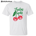 Feeling Lucky Cherries Magic 8 Ball Shirt, Funny St. Patrick Paddy's Day Irish Pride Graphic Printed Unisex Classic...