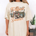 Feral Girl Summer Raccoon Shirt - Cute Raccoon Design, Lightweight Cotton, Funny Meme T-Shirt for Women Hoodie, Sweatshirt