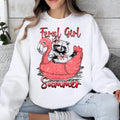 Feral Girl Summer Shirt, Summer Shirt Design, Summer Graphic Shirt, Shirt Design, Beach Shirt  T-shirt, sweater and...