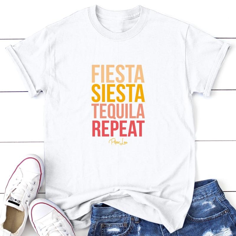 Fiesta Siesta Tequila Repeat Color Tee Hoodie, Sweatshirt | ZylaModa.com