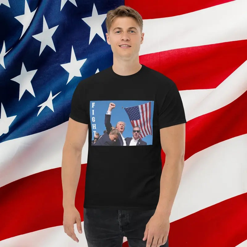 Fight Donald Trump Shirt, I Will Fight Trump, I Stand With Trump, Make America Great Again, Donald Trump T-Shirt Hoodie,...