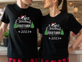 First Christmas Together 2023 Shirt, Matching Couples Christmas T-Shirt, Our 1st X-mas Celebration Tees, Wife And Husband...