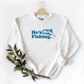 Fishing Season shirt, He's Fishing Graphic Vintage Gift For Fish Lover Unisex T-shirt Hoodie Sweatshirt Pullover Cotton...
