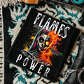 Flames Shaped Her But Her Scars Became Her Power  Black or Mineral Wash Crewneck Sweatshirt, T Shirt Pullover | Punk,...