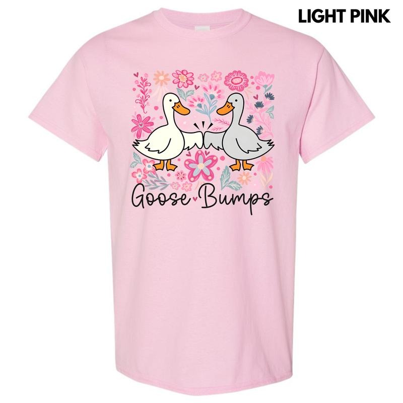Floral Goose Bumps Gildan Short Sleeve T-Shirt 'NLB' Hoodie, Sweatshirt | ZylaModa.com