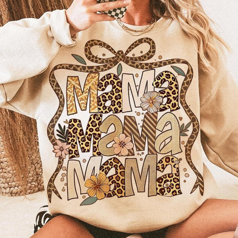 Floral Mama Shirt, Mama Flower Shirt, Coquette Mama Bow Shirt, Mama Floral, Mama Groovy Shirt, Mothers Day Shirt, Gift...