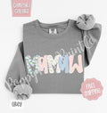 Floral Mamaw Comfort Colors Sweatshirt, Cute Spring Grandma Sweater, Coquette Flower Crewneck, Gift for Her T-Shirts, Hoodie