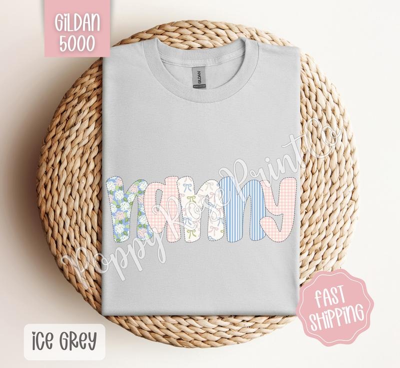 Floral Nanny Gildan Shirt, Cute Spring Grandma Tshirt, Coquette Flower Tee, Gift for Her Hoodie, Sweatshirt | ZylaModa.com