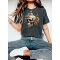Floral Skull Shirt | Flower Skull Skeleton Shirt | Halloween Skull Tee | Skull T-Shirt | Skull Tshirt | Floral Skull Boho...
