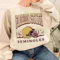 Florida State Seminoles Retro Helmet University College NCAA Football T-Shirt Unisex Sweatshirt Hoodie | ZylaModa.com