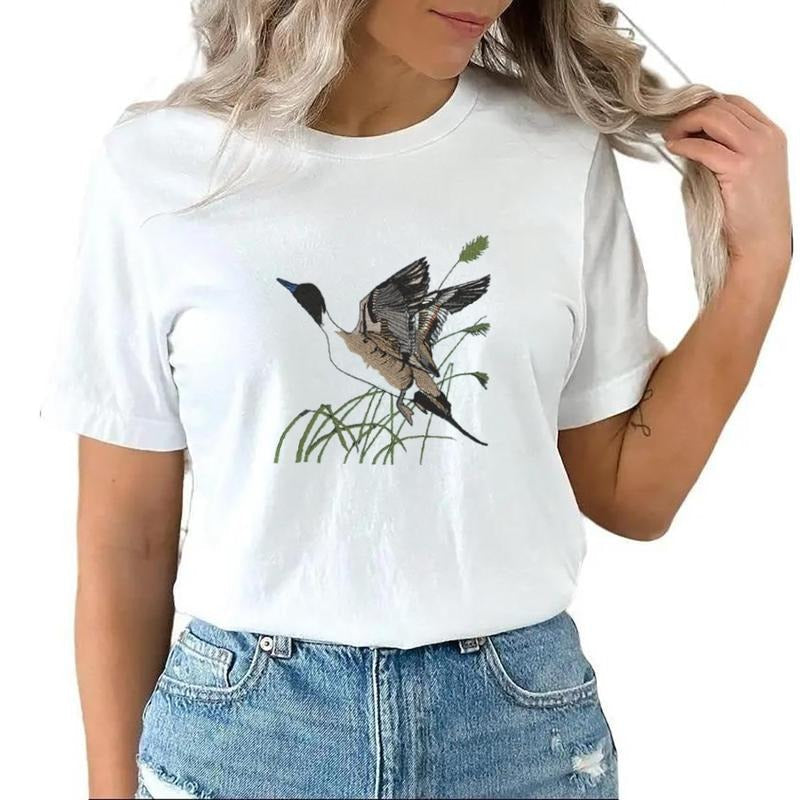 Flying Pintail Duck T-shirt Hunting Season 2025 Sweatshirt Hoodie Retro Unisex | ZylaModa.com