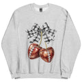 Football Cherry Sweatshirt -  Unisex Apparel Relaxed Fit Printed In The USA Clothing Womenswear Casual Comfort Cotton Top...