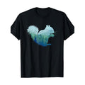 Forest Squirrel T-Shirt Casual Crew Neck T-Shirt Made in USA Hoodie, Sweatshirt | ZylaModa.com