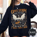 Fourth Wing Series Sweatshirt, Onyx Storm Shirt, Dragon Rider Shirt Bookish Shirt Gift for Book Lover, Violet Sorrengail...
