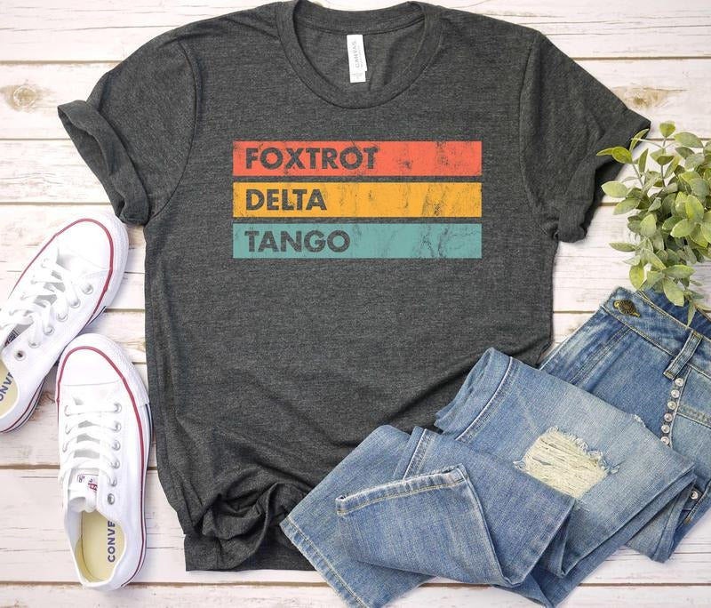 Foxtrot Delta Tango Shirt, Subtle shirt, Foxtrot Delta Tango FDT tee, Anti MAGA Sweatshirt Hoodie | ZylaModa.com