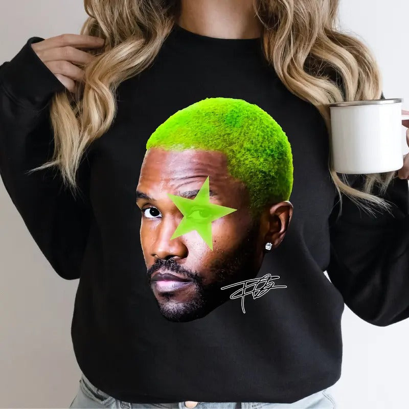Frank Green Sweatshirt, Oversized Big Face Rap Graphic for Bold Fans T-Shirts, Hoodie | ZylaModa.com