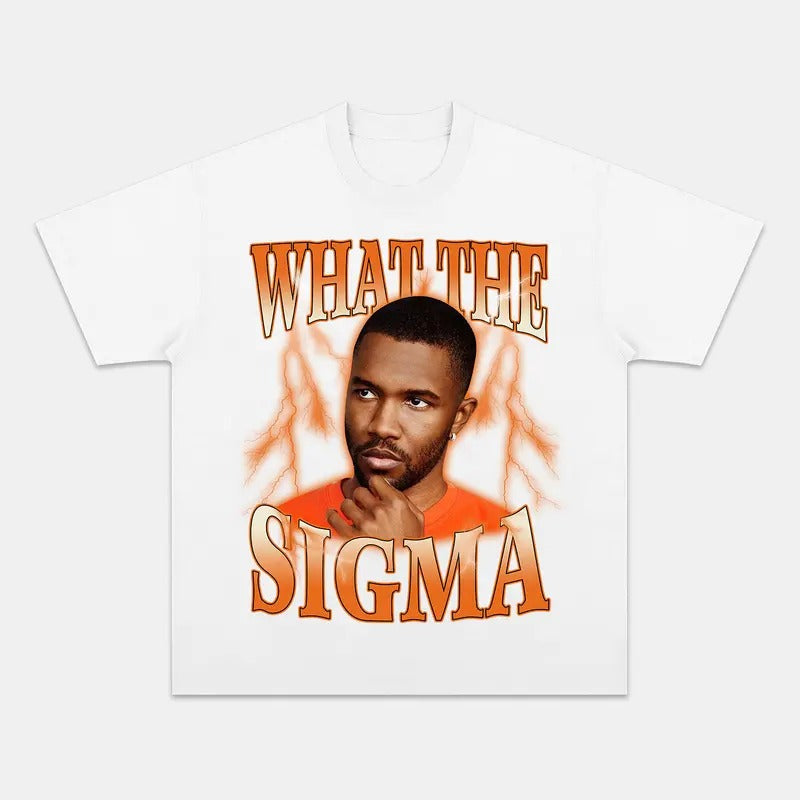 Frank What the Sigma Graphic Tee Casual Unisex Cotton Shirt Clothing Menswear Womenswear Hoodie, Sweatshirt | ZylaModa.com