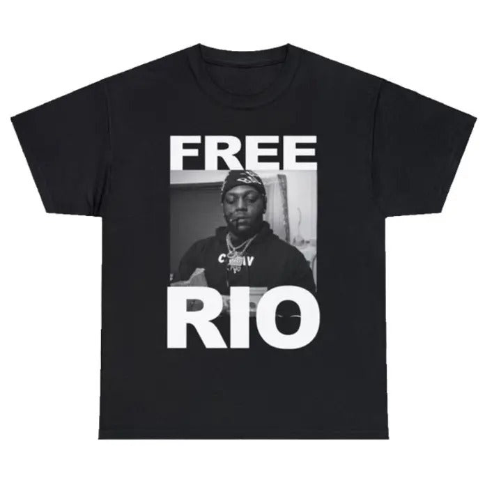 Free Rio Shirt Rio Da Yung OG Tee Classic Cotton Fabric Menswear - Shirt Graphic Shirt Hoodie, Sweatshirt | ZylaModa.com