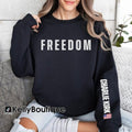 Freedom Charlie Kirk A True American Patriot Legends Never Die Memorial Sweatshirt Hoodie, Charlie Kirk Shot Dead at Utah...