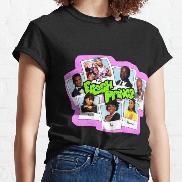 Fresh Prince Cast Graphic Tee Retro 90s Style Streetwear Hip Hop Vibe Shirt Hoodie, Sweatshirt | ZylaModa.com
