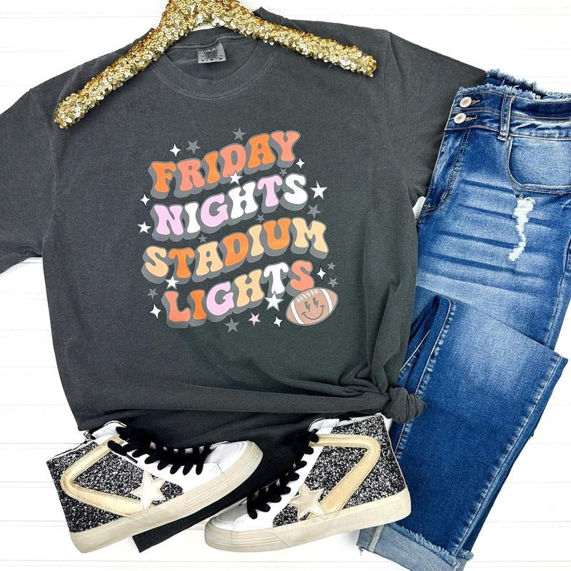 Friday Lights Comfort Colors T-Shirt Hoodie, Sweatshirt | ZylaModa.com