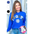 Frosty Sequin Christmas Graphic Long Sleeve T-Shirt Hoodie, Sweatshirt | ZylaModa.com