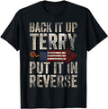 Funny 4th of July Shirts For Men, Back Up Terry Put It In Reverse Firework T-Shirt Menswear Top Casual Cotton Basic...