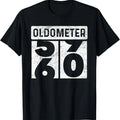 Funny Birthday Shirts, Oldometer Odometer Funny 60th Birthday Gift 60 yrs Old Joke T-Shirt