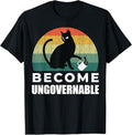 Funny Cat Shirts, Become Ungovernable - I Do What I Want - Funny Cat T-Shirt - Menswear Top Hoodie, Sweatshirt | ZylaModa.com