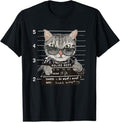 Funny Cat Shirts, I Do What I Want Funny Cat Scratched Everything T-Shirt - Menswear Top Hoodie, Sweatshirt | ZylaModa.com