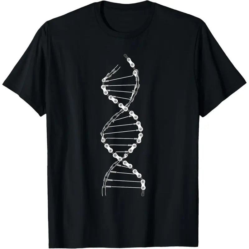 Funny DNA Cycling Bicycle Chain Mountain Bike Lovers Outfit T-Shirt Made in USA Hoodie, Sweatshirt | ZylaModa.com