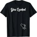 Funny Gamer Shirts, Special Gifts For Gamers, Finger Circle Game Shirt Funny Made You Look Tempting Hole T-Shirt Menswear...