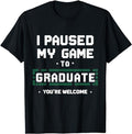 Funny Gamer Shirts, Special Gifts For Gamers, Funny Gamer Graduate Graduation T-Shirt Menswear Top Casual Classic Hoodie,...