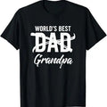 Funny Grandpa Shirt, Gift For Grandfather, Pregnancy Announcement for Grandparents T-Shirt Menswear Casual Cotton Top...