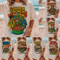 Funny Halloween Horror Breakfast Shirt, Creal K.llers Tshirt, Horror Characters Shirt, Golden Ghouls Cereal, Retro Zombie...
