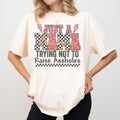 Funny Just A Mama Out Here Comfort Colors Shirt, Funny Mom T-shirt, Hot Mess Mama Graphic Tee, Humor Mom Life Clothing,...