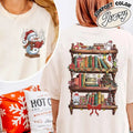 Funny Librarian Comfort Color Shirt, Book Lover Librarian Gift, Bookworm Christmas Shirt, Library Shirts for Christmas,...