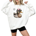 Funny Mallard Duck Mom T-shirt Unisex Cute Hoodie Sweatshirts Independence Day and National Hunting Day 1 Cotton Womenswear