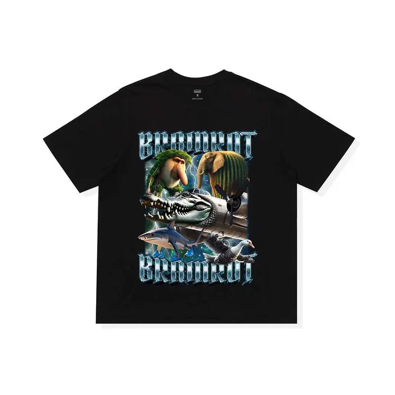 Funny Meme Brainrot Trend T-Shirt Bombardiro Crocodilo, Tralalero Tralala, Brr Brr Patapim Essential T-Shirt, Gift for...