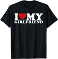 Funny Meme Shirt, I Love My Girlfriend I Heart My Girlfriend Tee, Gift Unisex T-Shirt Hoodie, Sweatshirt | ZylaModa.com