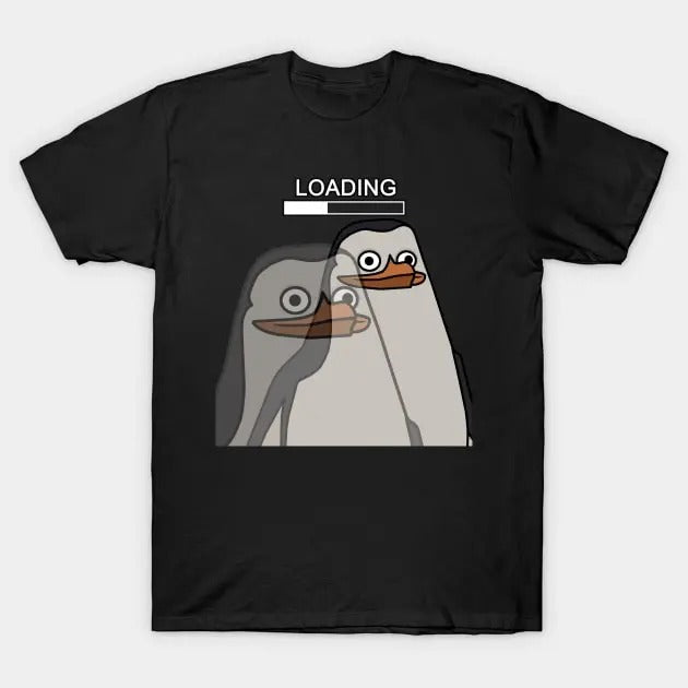 Funny Meme Shirt, Loading Penguin. Tee, Gift Unisex T-Shirt Hoodie, Sweatshirt | ZylaModa.com