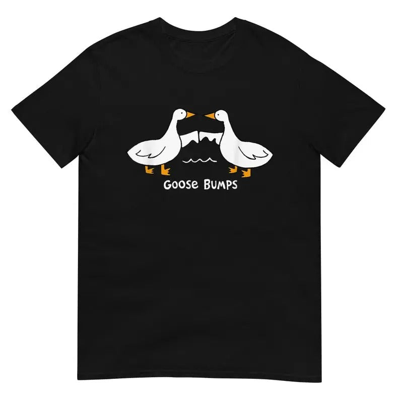 Funny Meme Shirt, Silly Goose Goose Bumps Tee, Gift Unisex T-Shirt Hoodie, Sweatshirt | ZylaModa.com