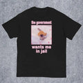 Funny Meme Shirt, The Government Wants Me in Jail Tee, Cat Lover Gift Unisex T-Shirt Hoodie, Sweatshirt | ZylaModa.com